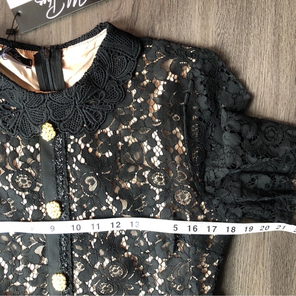 “Vintage “ Black Lace Dress - Picture 5 of 11